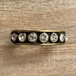 Givenchy Hinged Enamel Bangle Bracelet